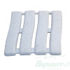 Коврик Soft Step №1 White dotted (белый с точками). Код 8795