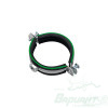 Хомут металлический с гайкой 2 1/2" (74-80). Код 8446
