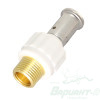 Ниппель Henco ПВДФ (н. р.) (16-1/2"). Код 15186